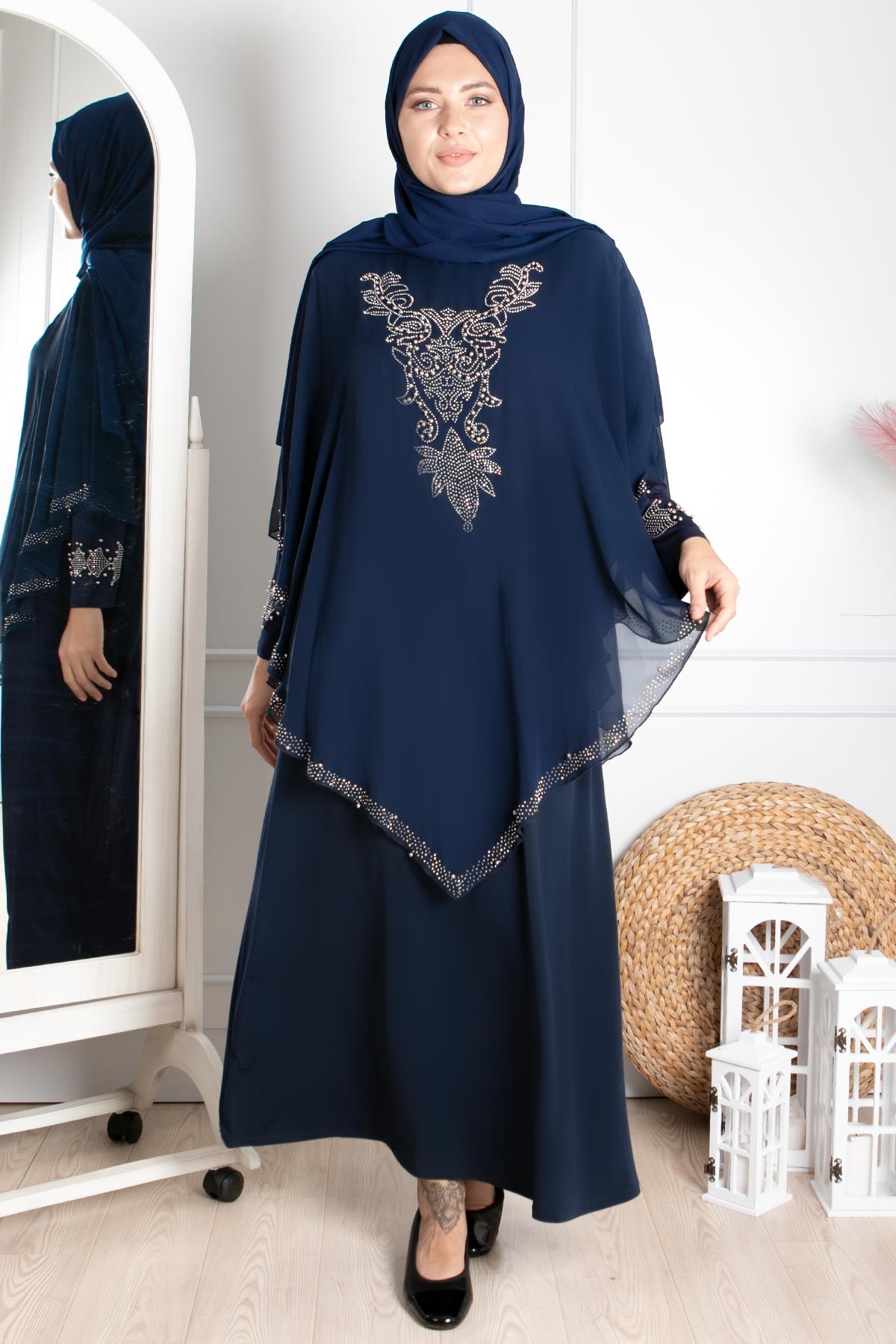 GÜLBİN ABİYEFHM642-LACİVERTFahima