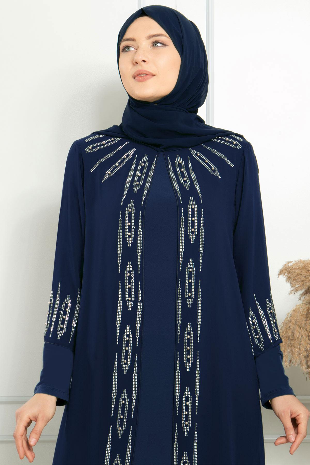 SEDEF ABİYEFHM880-LACİVERTFahima