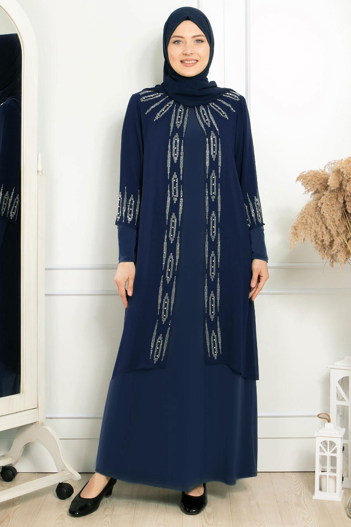 SEDEF ABİYEFHM880-LACİVERTFahima