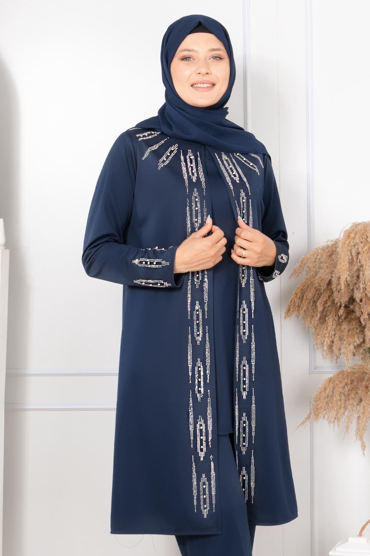SEDEF İKİLİ TAKIMFHM888-LACİVERTFahima