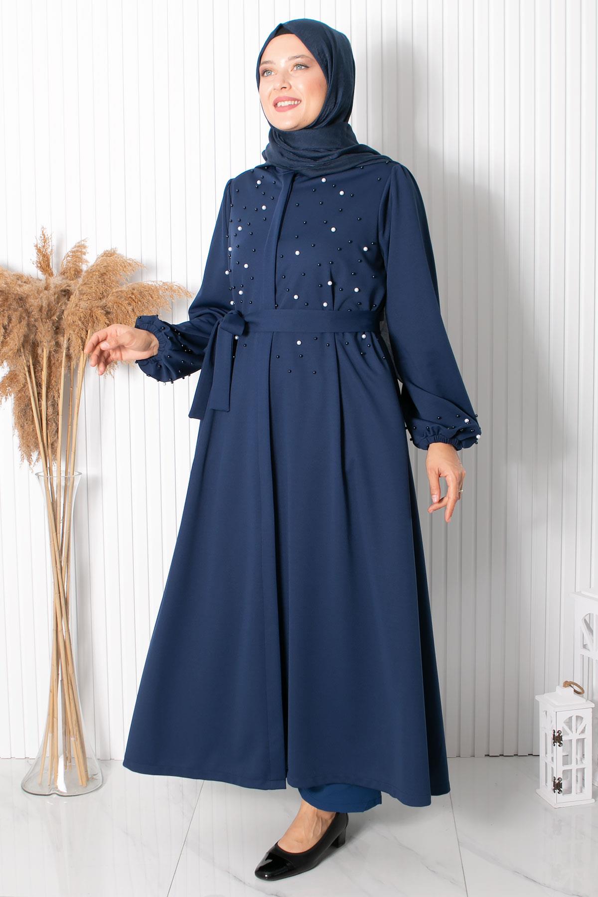 İNCİLİ FERACEFHM894-LACİVERTFahima