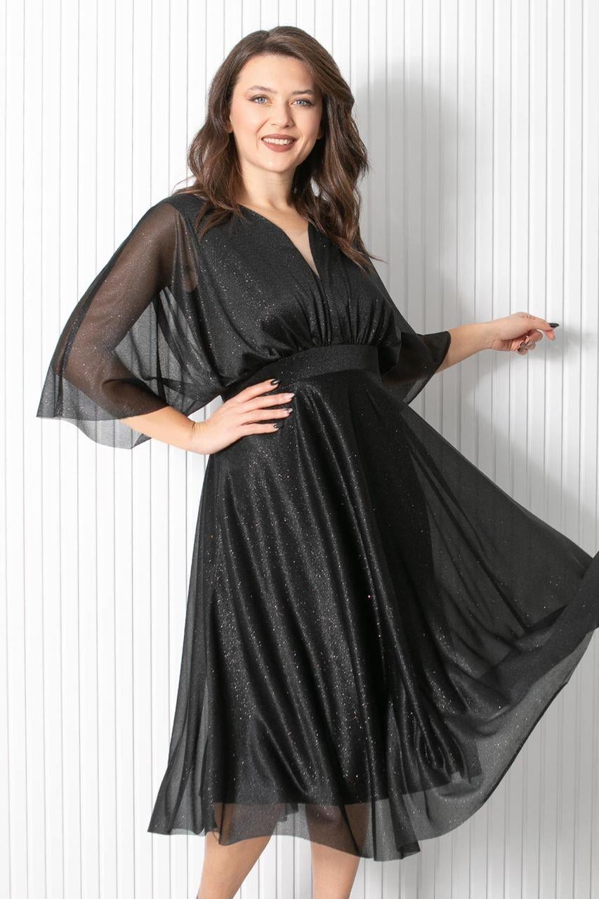 Simli Tül Abiye Siyah FHM902FHM902-SİYAHFahima