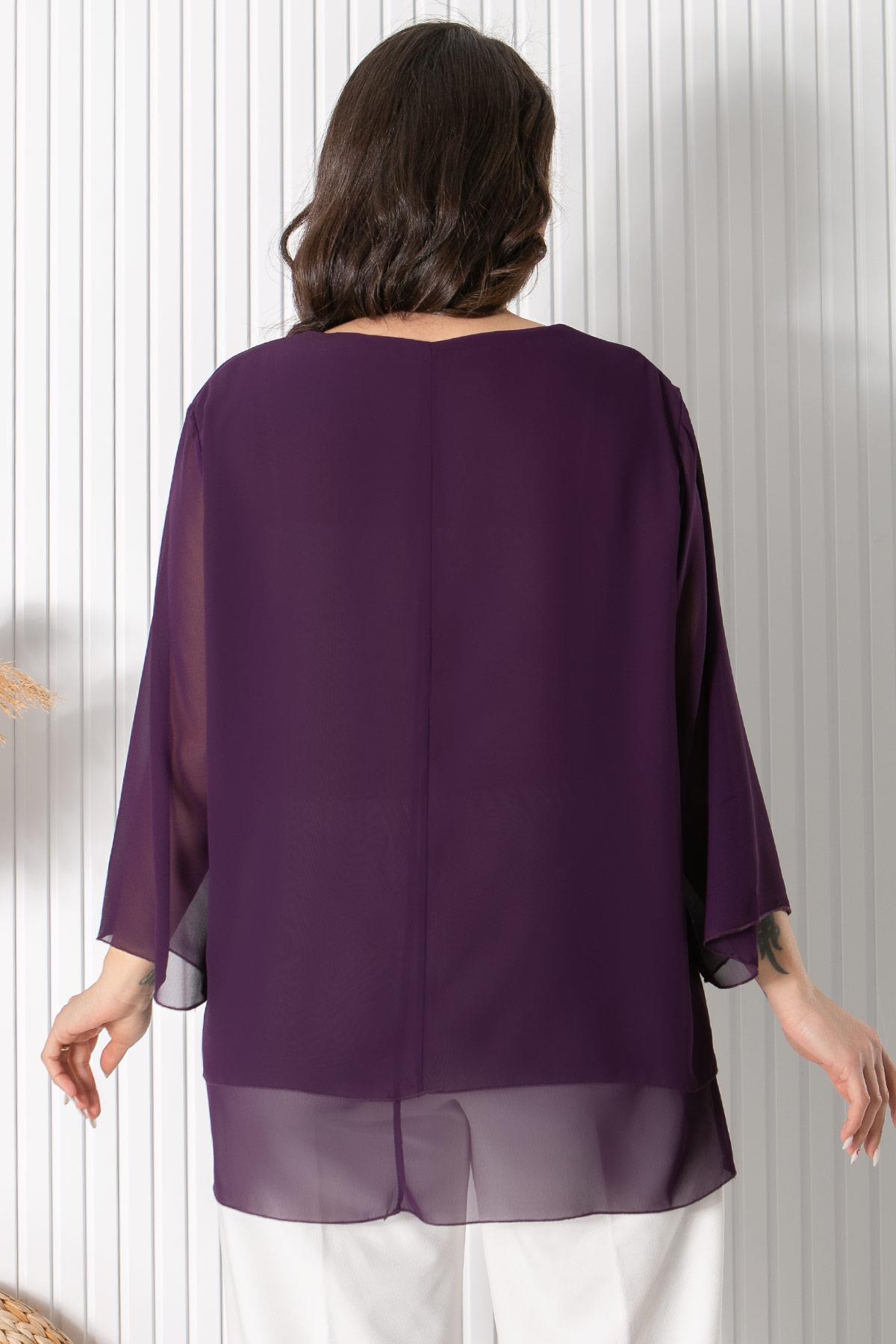 Şifon Tunik Mor FHM924FHM924-MORFahima