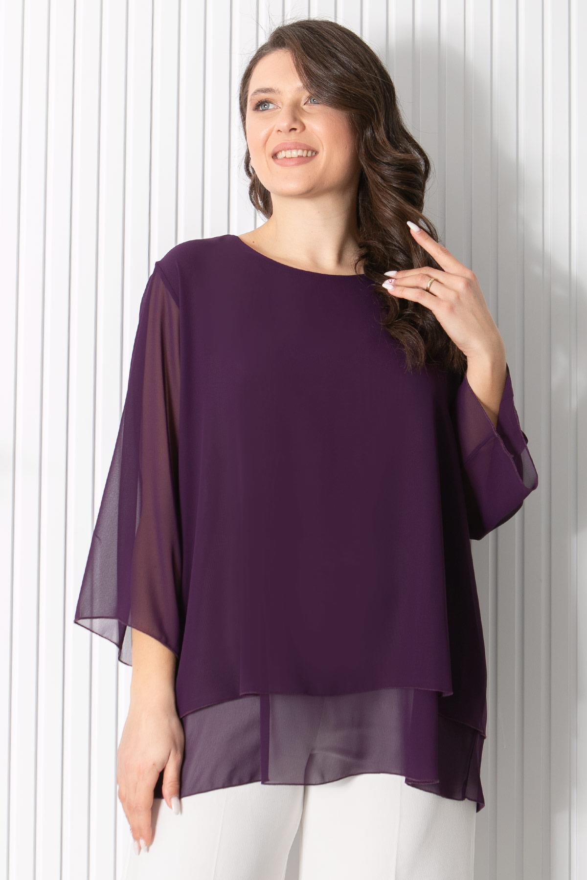 Şifon Tunik Mor FHM924FHM924-MORFahima