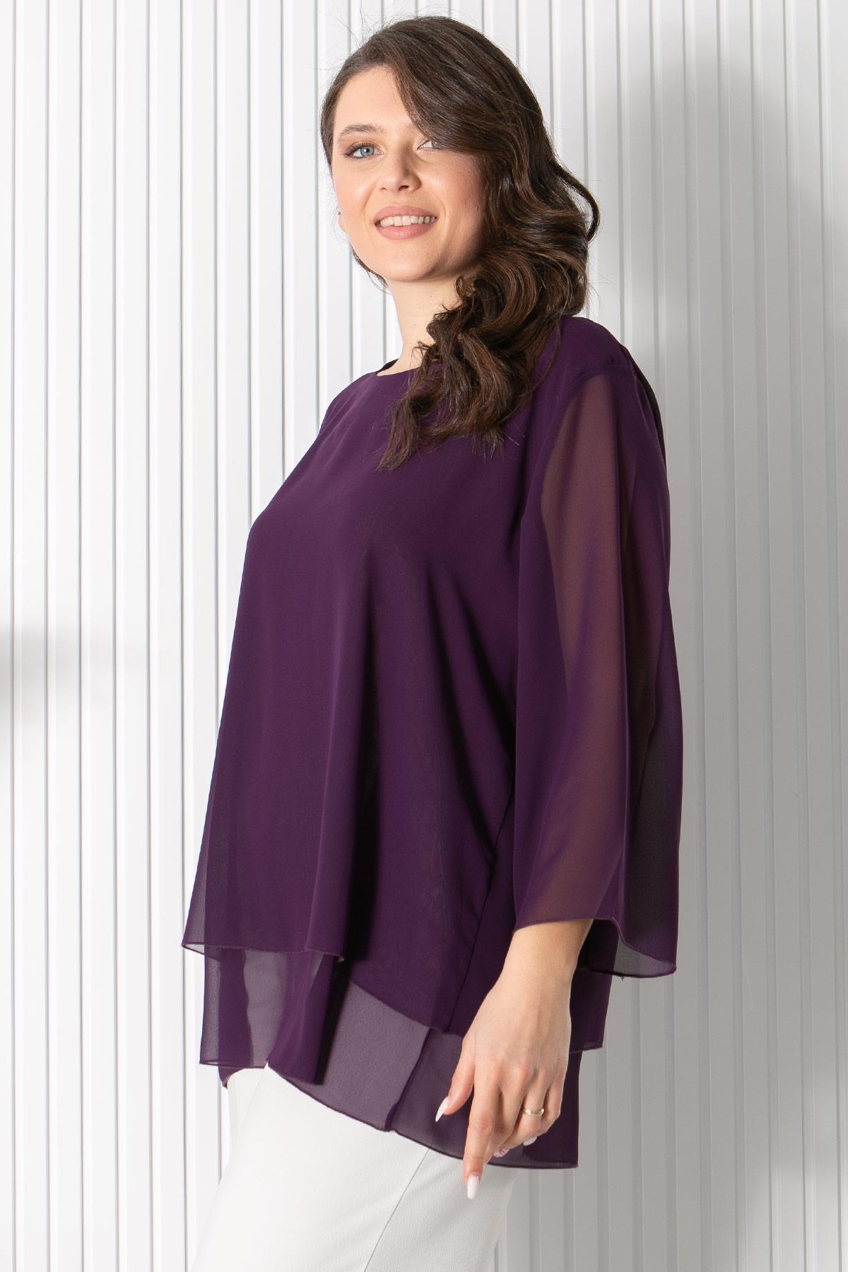 Şifon Tunik Mor FHM924FHM924-MORFahima