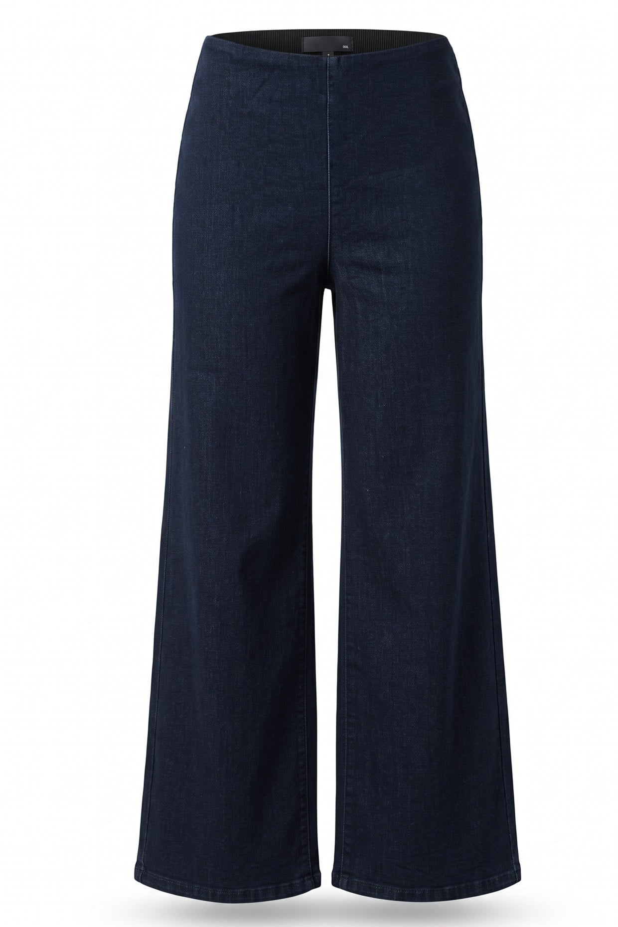 Kadın Bel Lastikli Bol Paça Jean Kot Pantolon Lacivert FHMED001FHMED001-LACİVERTFahima