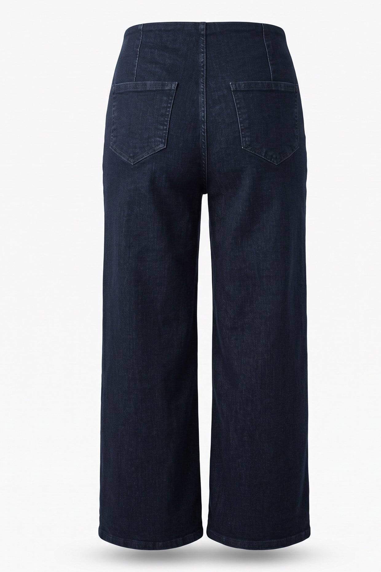 Kadın Bel Lastikli Bol Paça Jean Kot Pantolon Lacivert FHMED001FHMED001-LACİVERTFahima