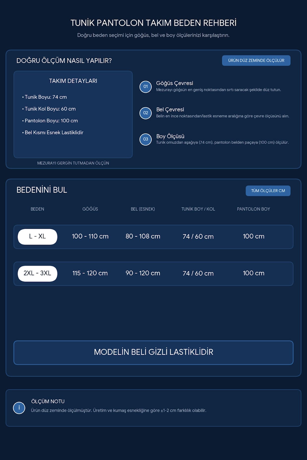 Büyük Beden Bluz Pantolon Fularlı Takım Siyah FHMED003FHMED003-SİYAHFahima