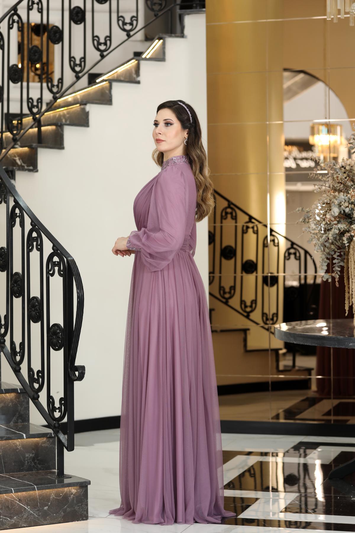 SEYRAN ABİYEFVM2003-GÜL KURUSUFuval Moda