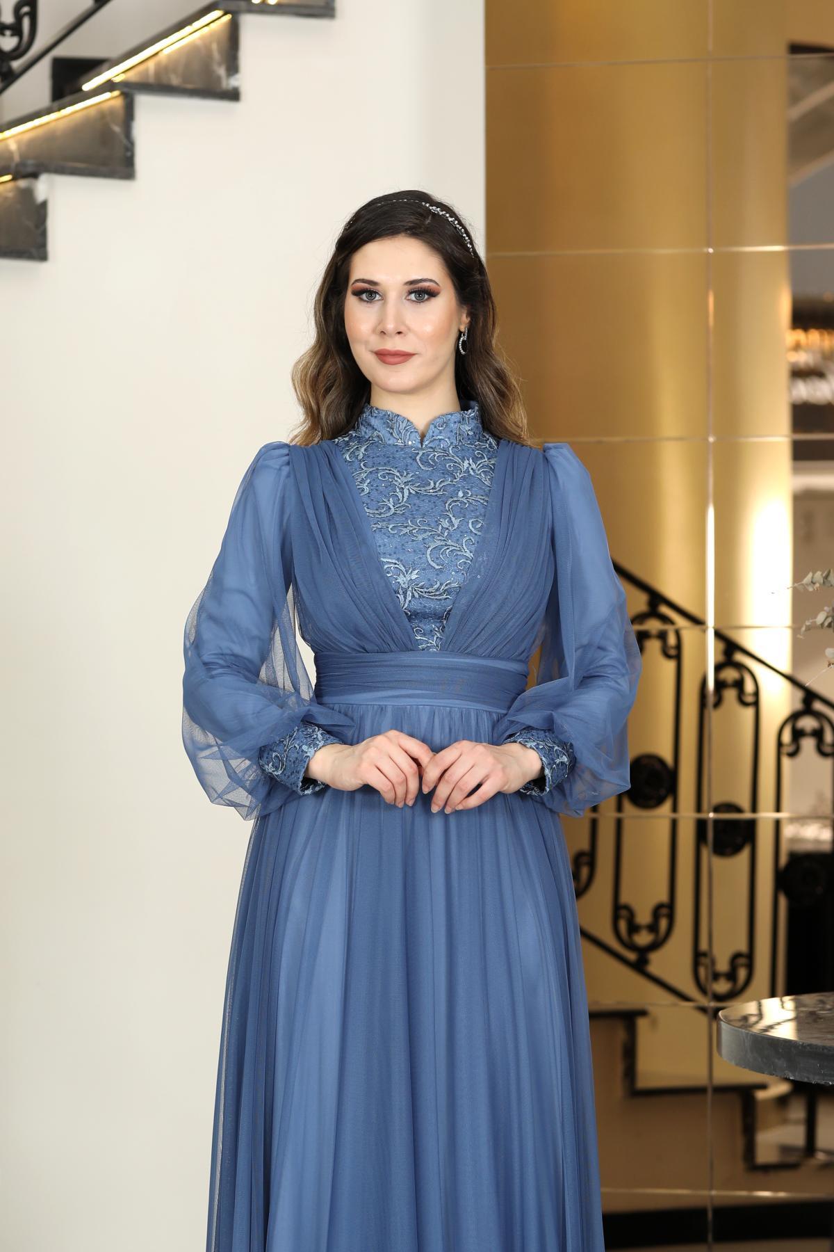 SEYRAN ABİYEFVM2003-İNDİGOFuval Moda