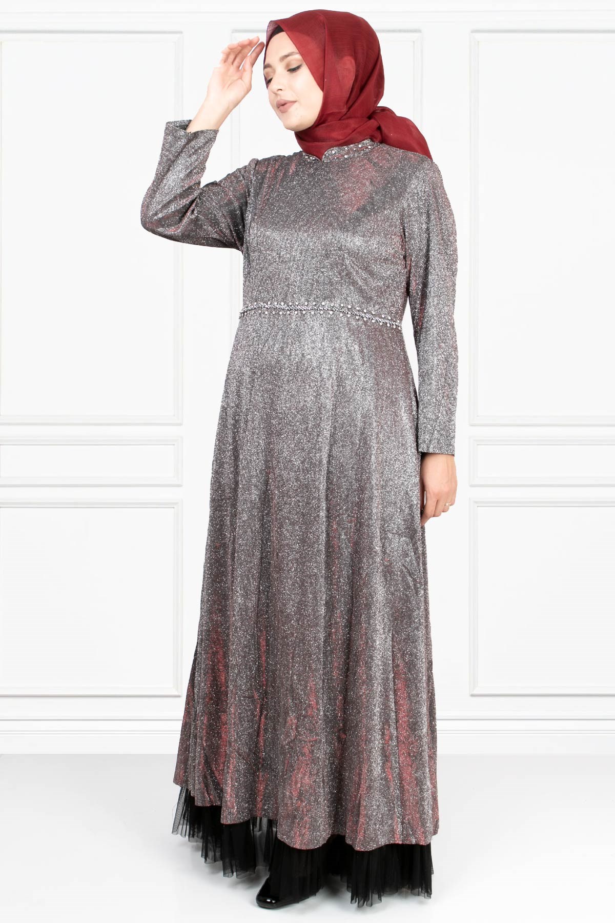 Powdery Evening Dress MDA2102MDA2102-PUDRAMDA
