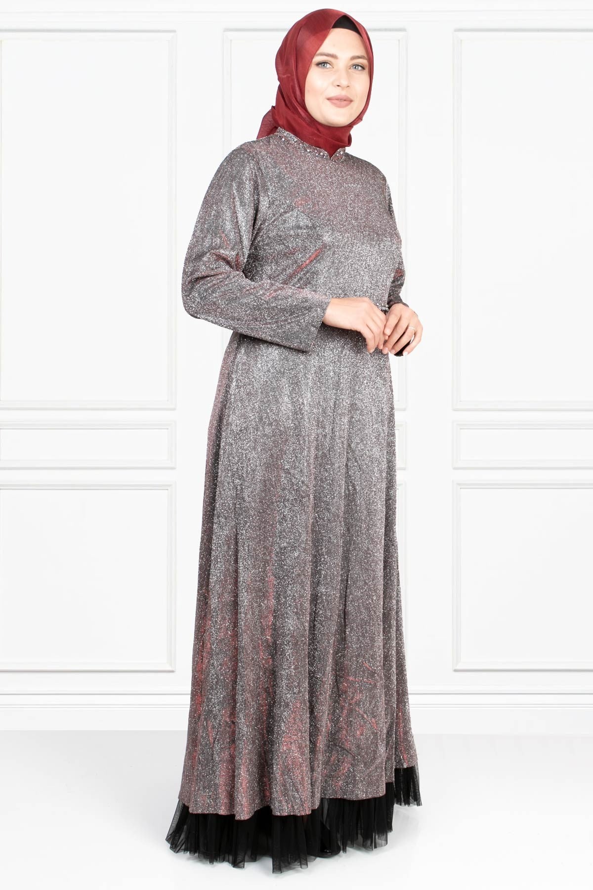 Powdery Evening Dress MDA2102MDA2102-PUDRAMDA