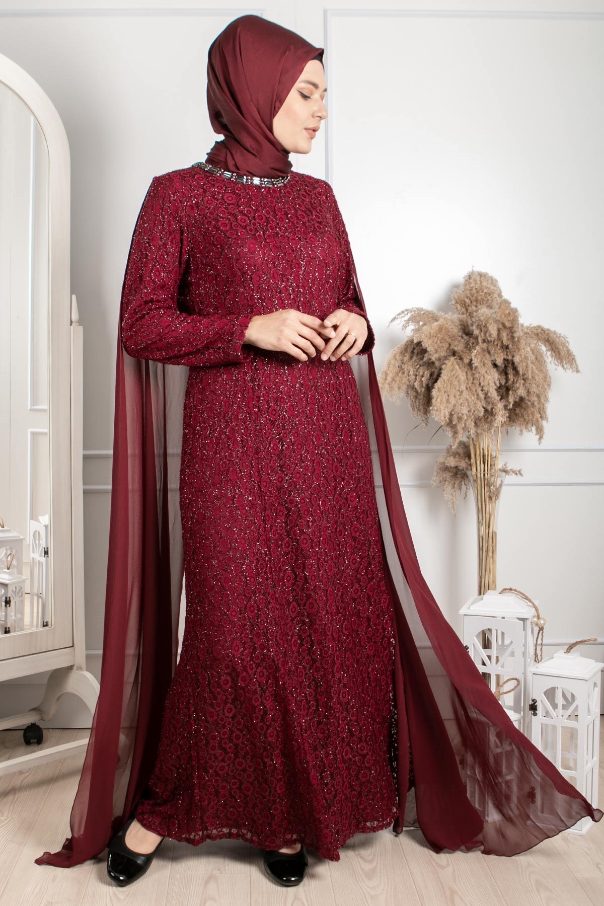 PELERİN DETAY ABİYEMDA2149-BORDOMDA