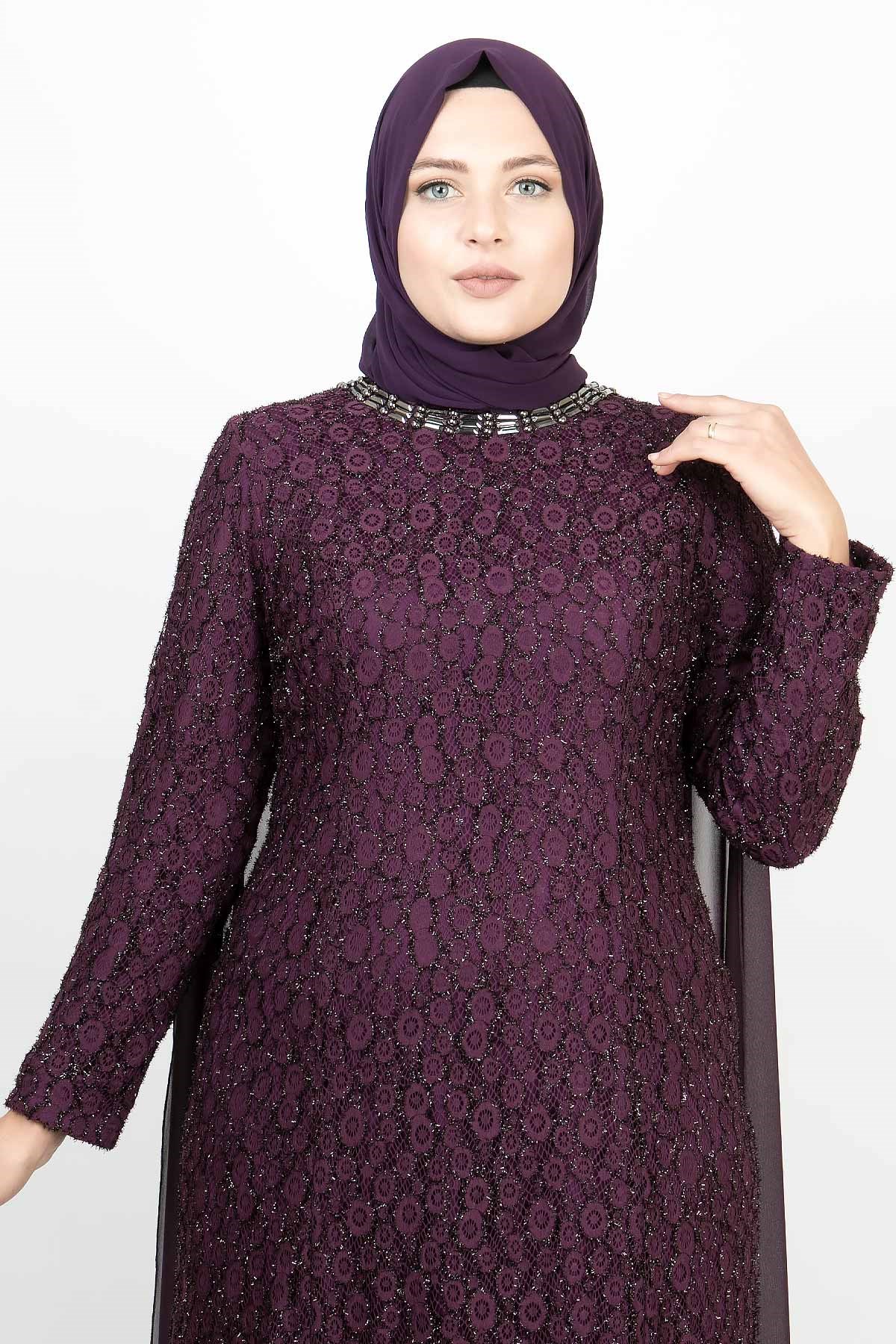 PELERİN DETAY ABİYEMDA2149-MÜRDÜMMDA