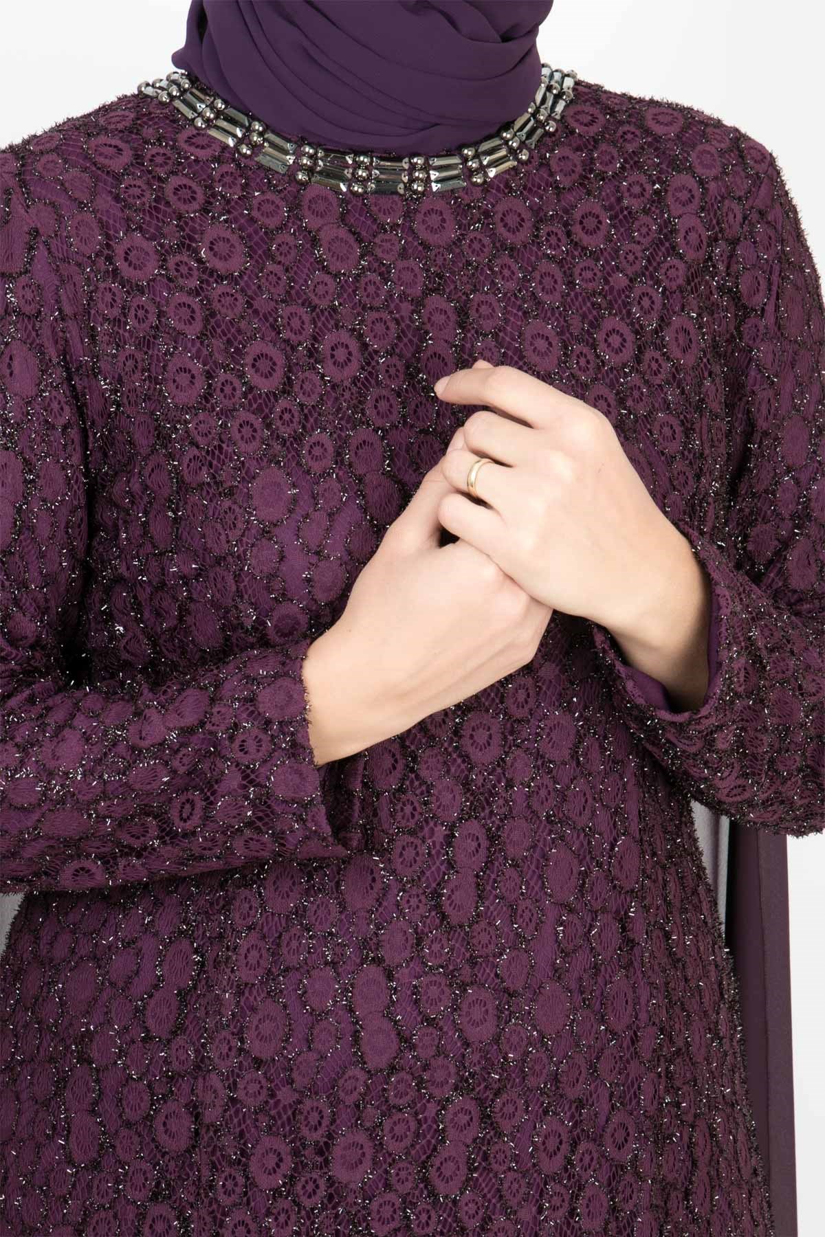 PELERİN DETAY ABİYEMDA2149-MÜRDÜMMDA