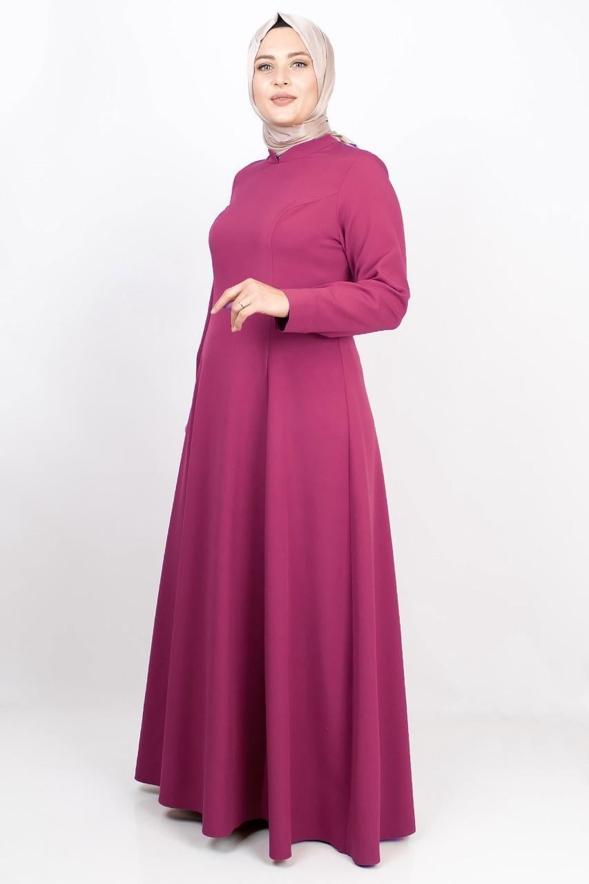 Crepe Evening Dress Lilac MDA2159MDA2159-MÜRDÜMMDA