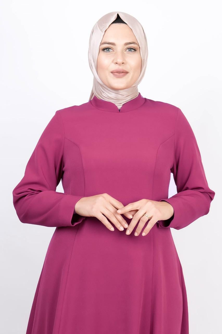 Crepe Evening Dress Lilac MDA2159MDA2159-MÜRDÜMMDA