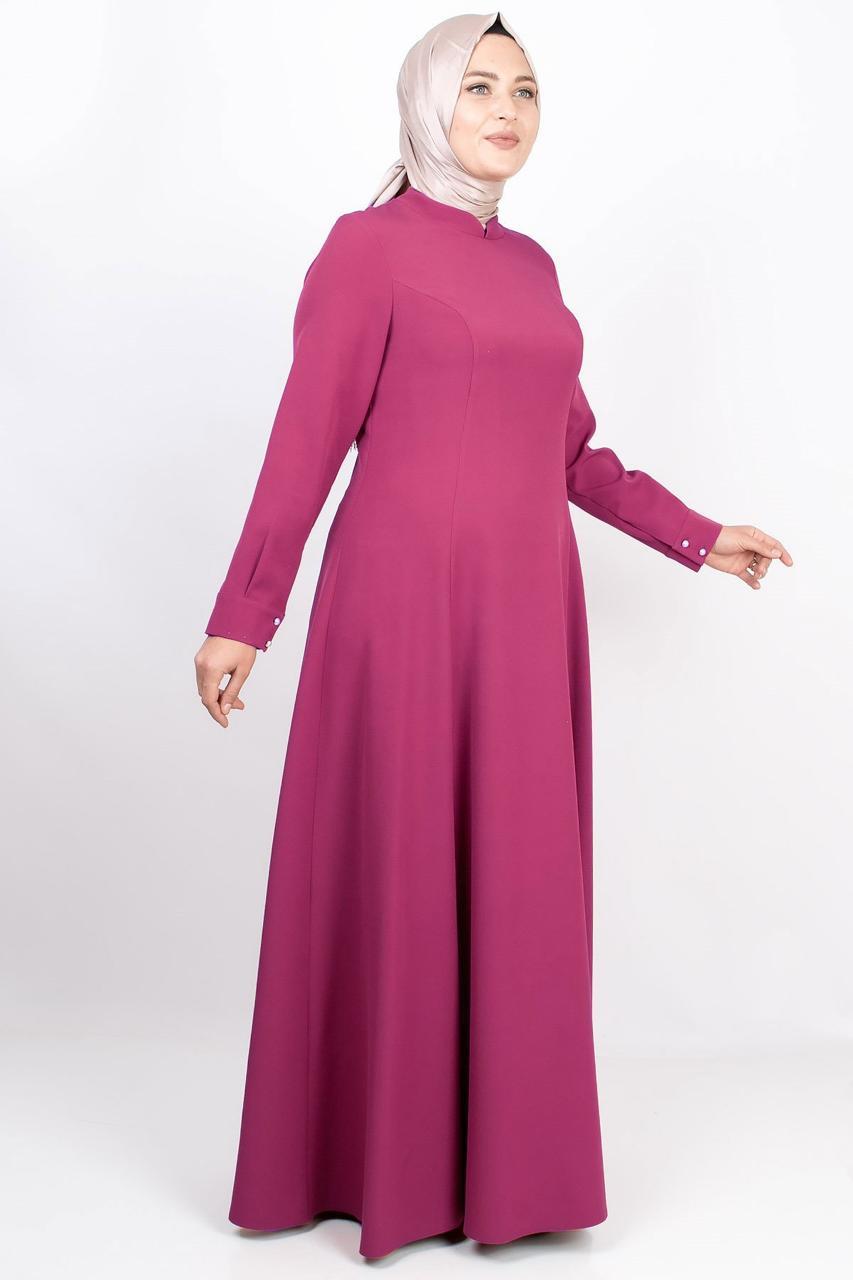 Crepe Evening Dress Lilac MDA2159MDA2159-MÜRDÜMMDA