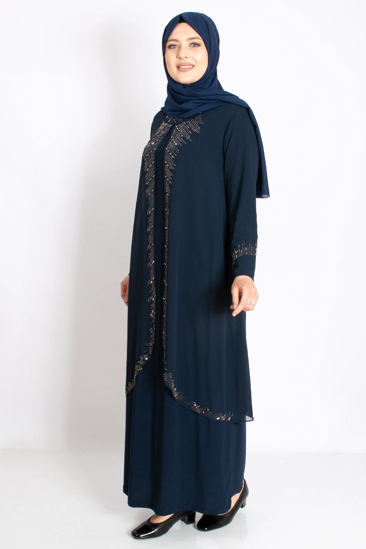 TAŞ İŞLEME DETAYI ABİYE MDA2224-LACİVERTMDA