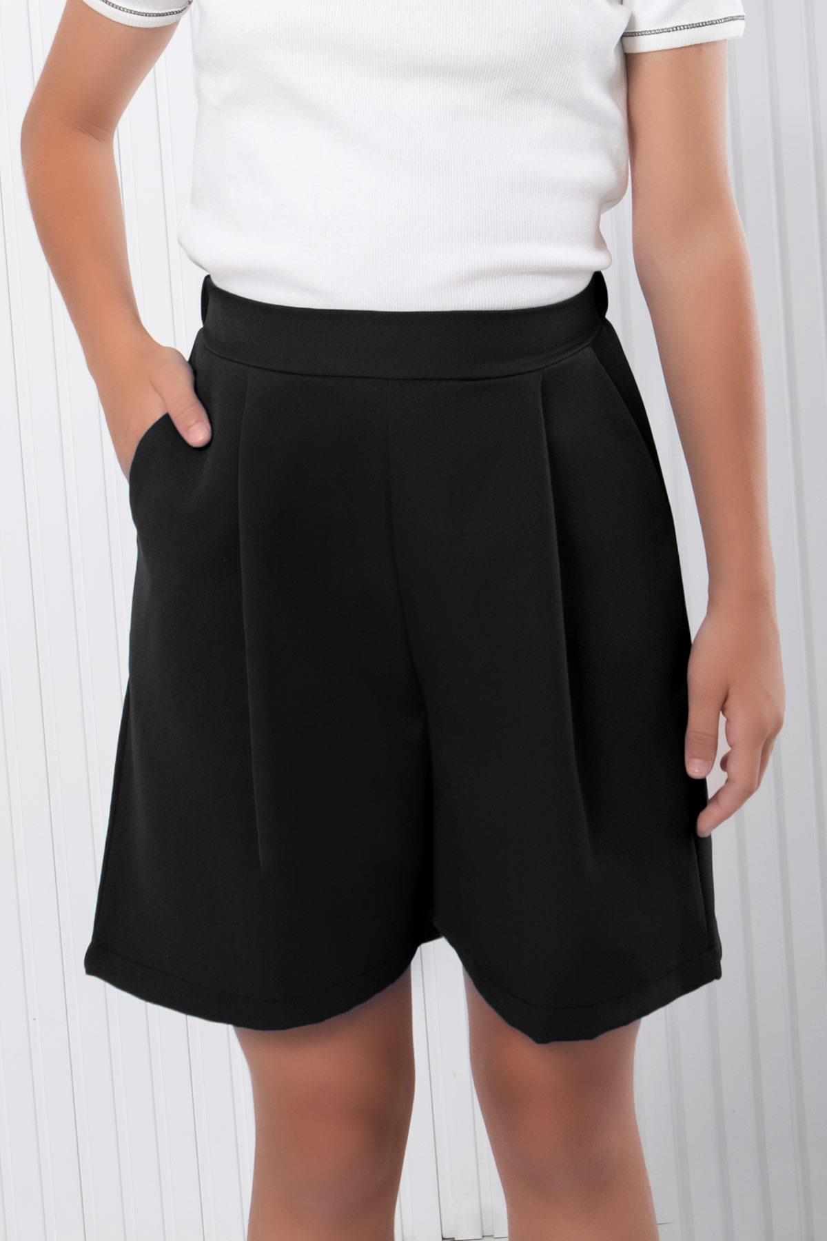 LASTİKLİ ŞORTMDV346-SİYAHModaviki