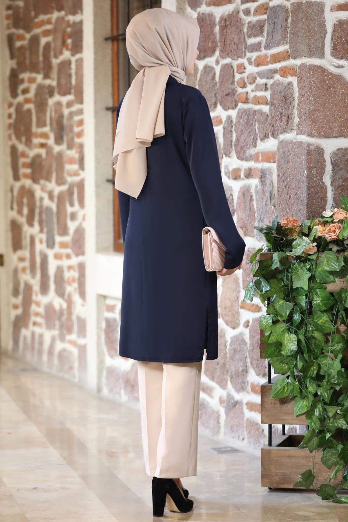 RABİA TUNİKNDY13-LACİVERTNidya Moda