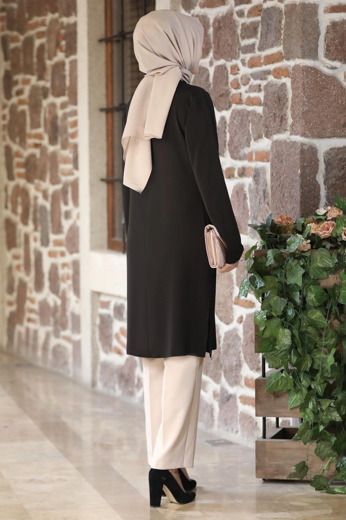 RABİA TUNİKNDY13-SİYAHNidya Moda