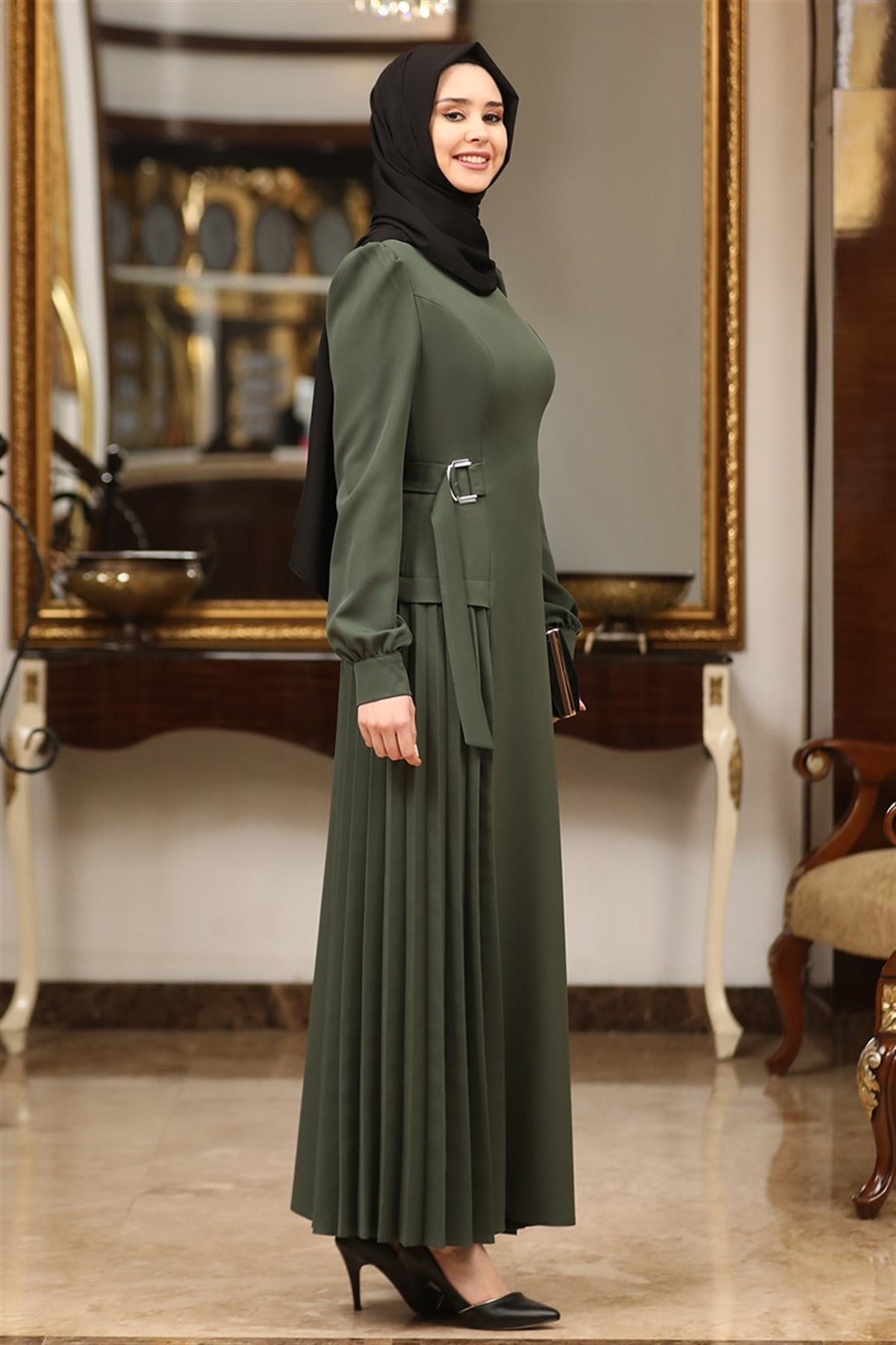 Arya Elbise Haki SN50SN50-HAKİSefanisa