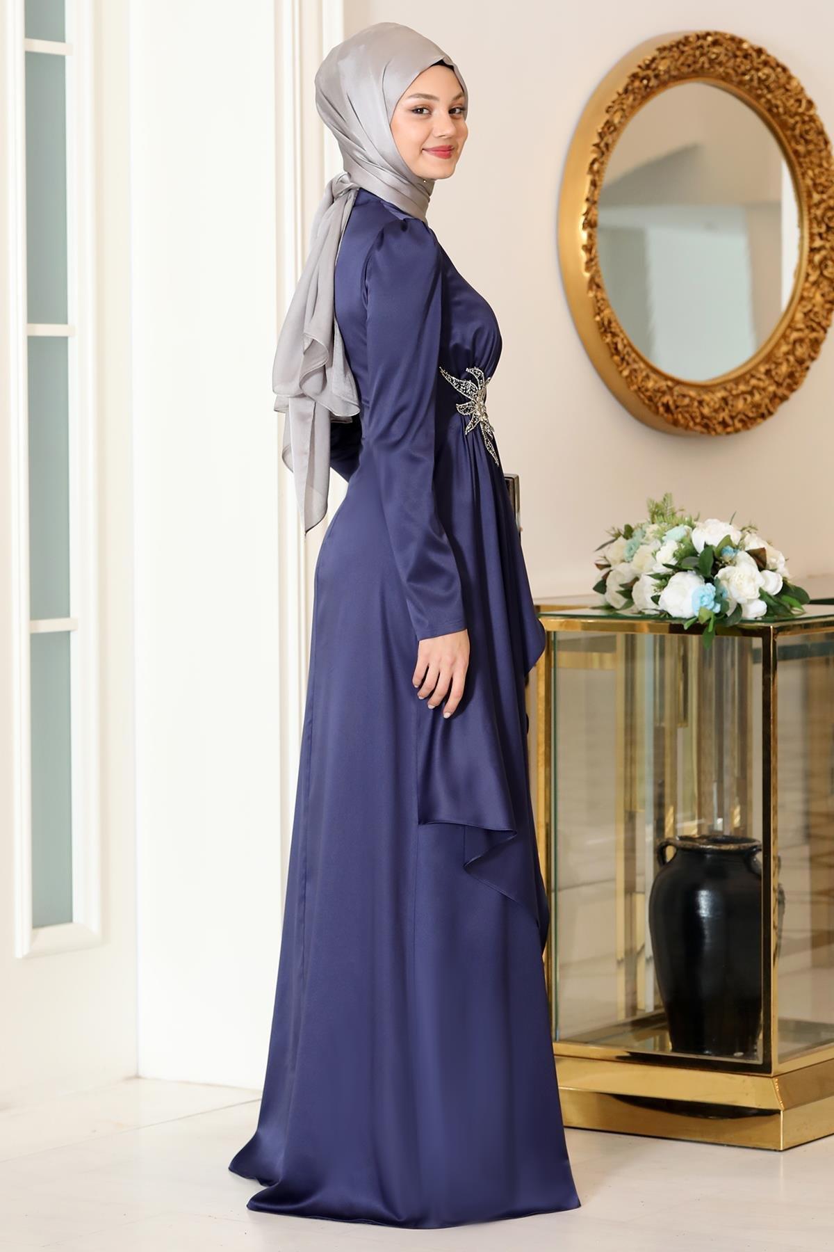 ROZA ABİYESN86-LACİVERTSefanisa