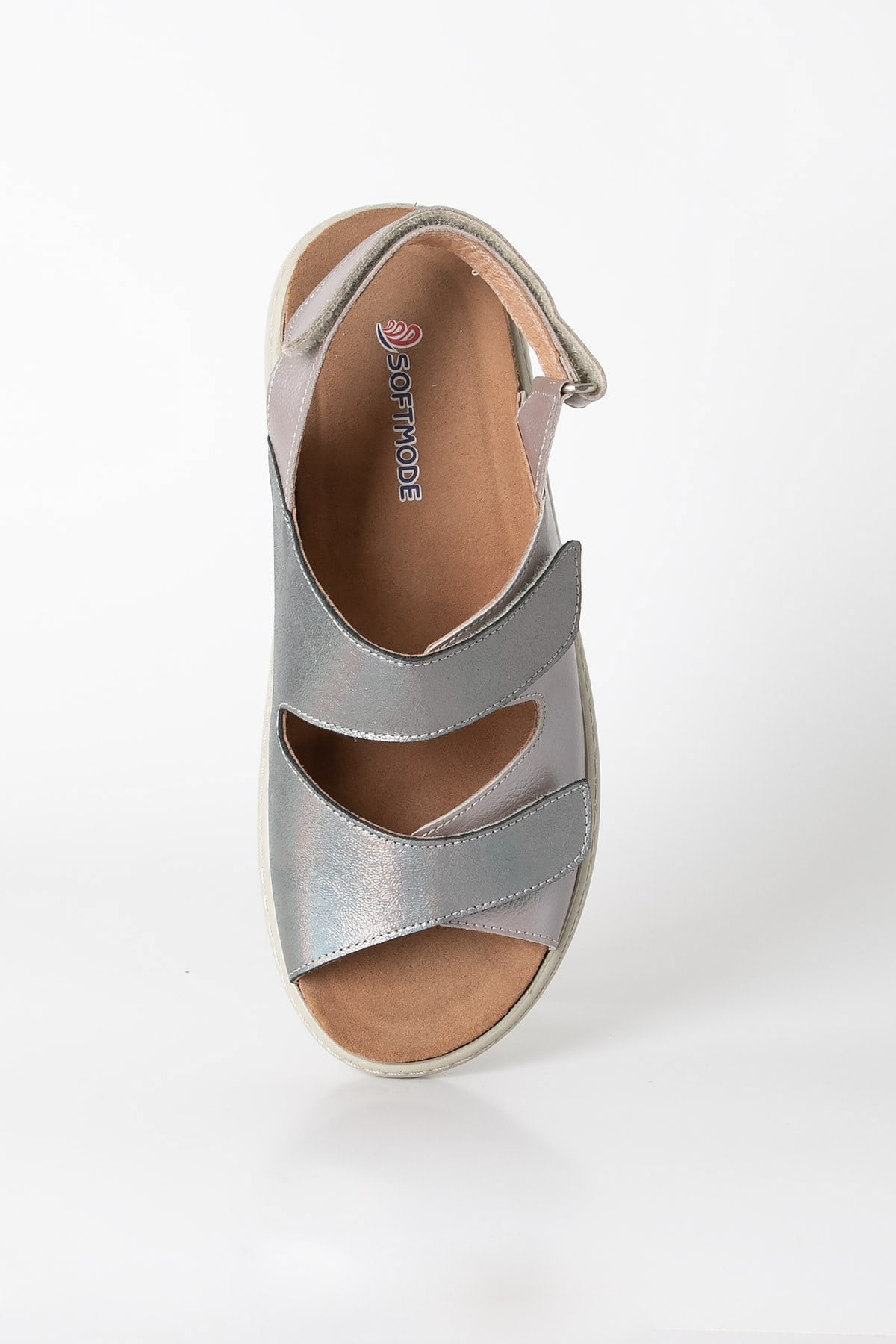 Sandales Anatomiques En Cuir Véritable Lilas ZND2164