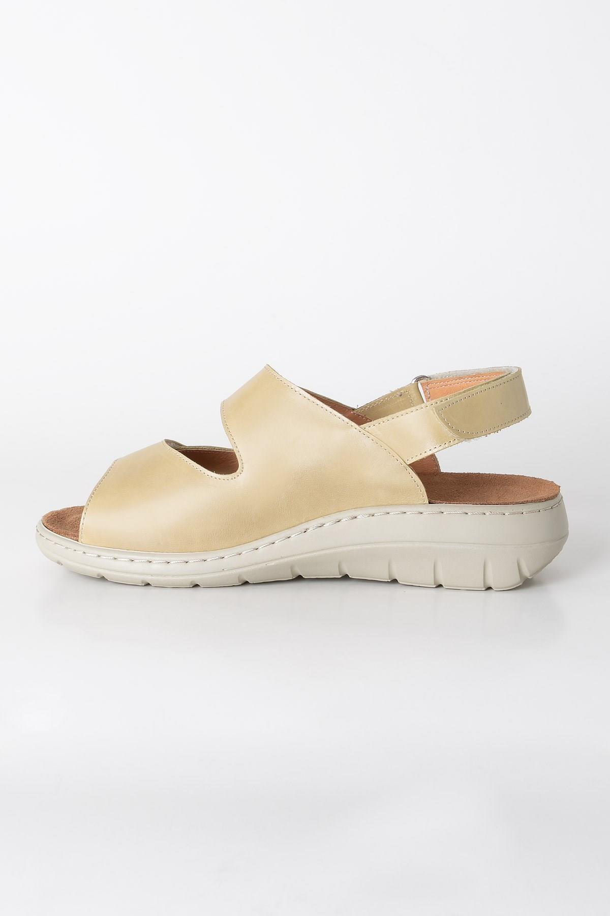 Genuine Leather Anatomic Sandals Green ZND2164