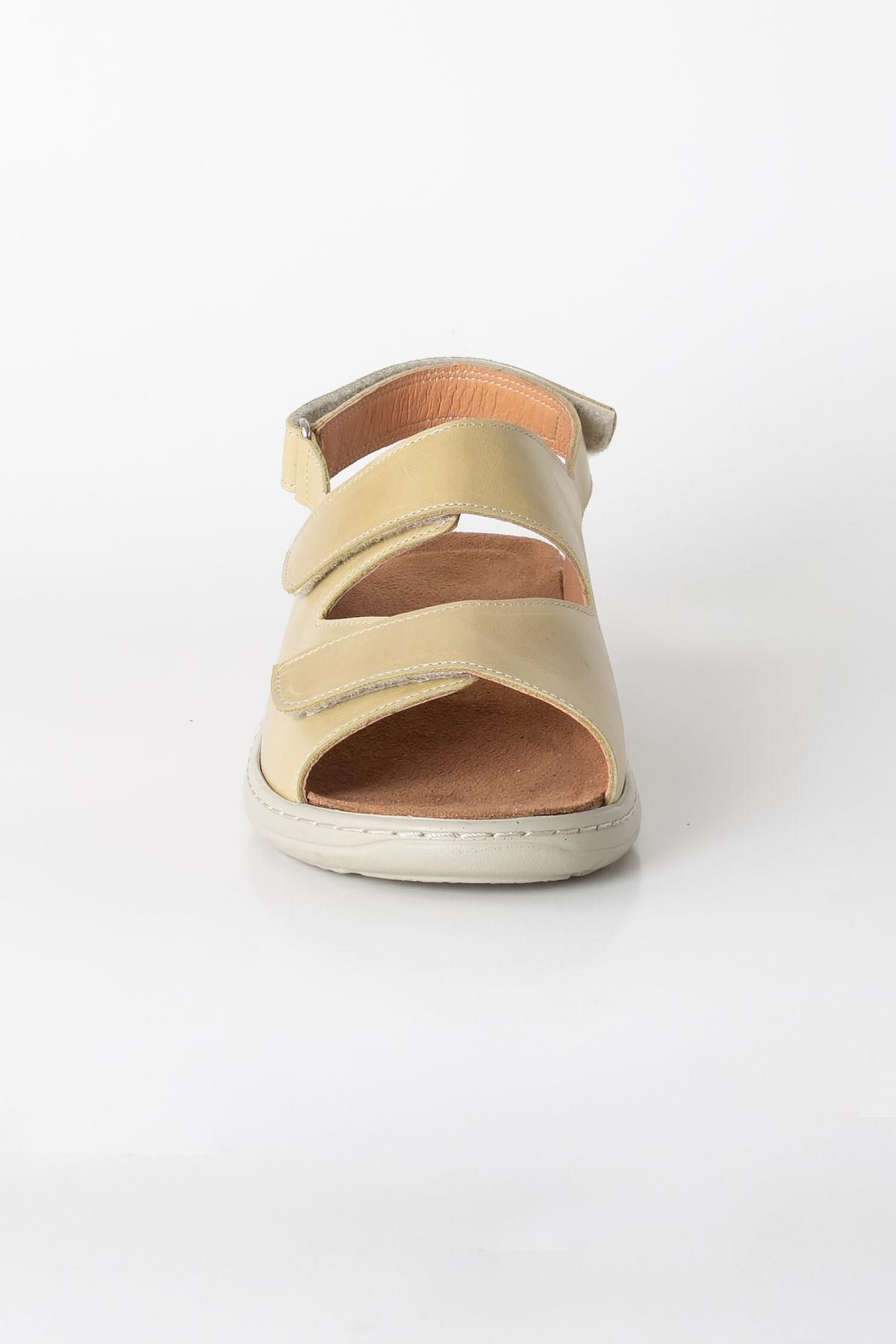 Genuine Leather Anatomic Sandals Green ZND2164