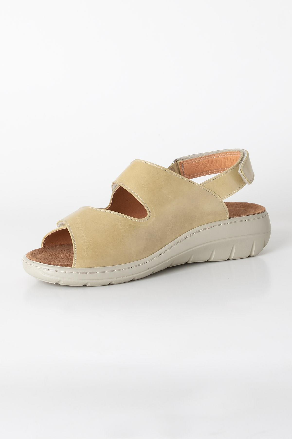 Genuine Leather Anatomic Sandals Green ZND2164