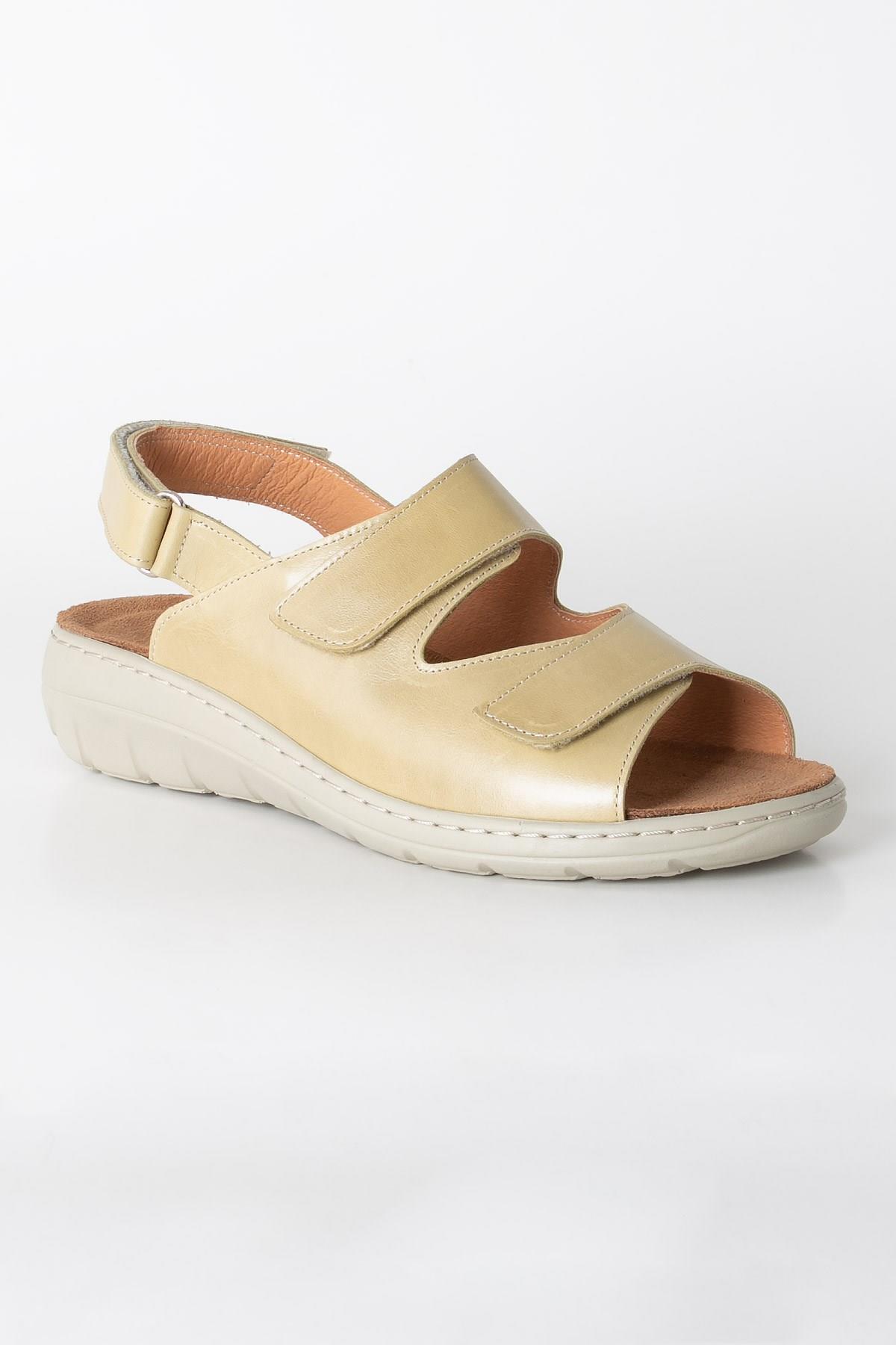 Genuine Leather Anatomic Sandals Green ZND2164