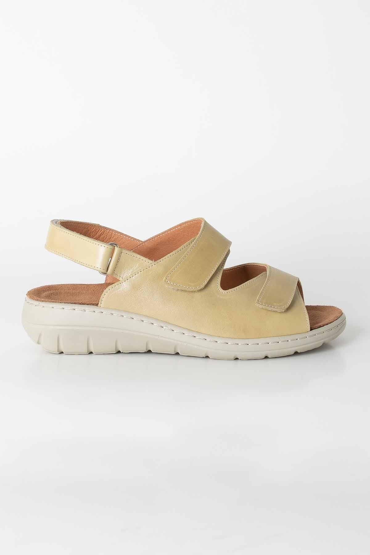 Genuine Leather Anatomic Sandals Green ZND2164