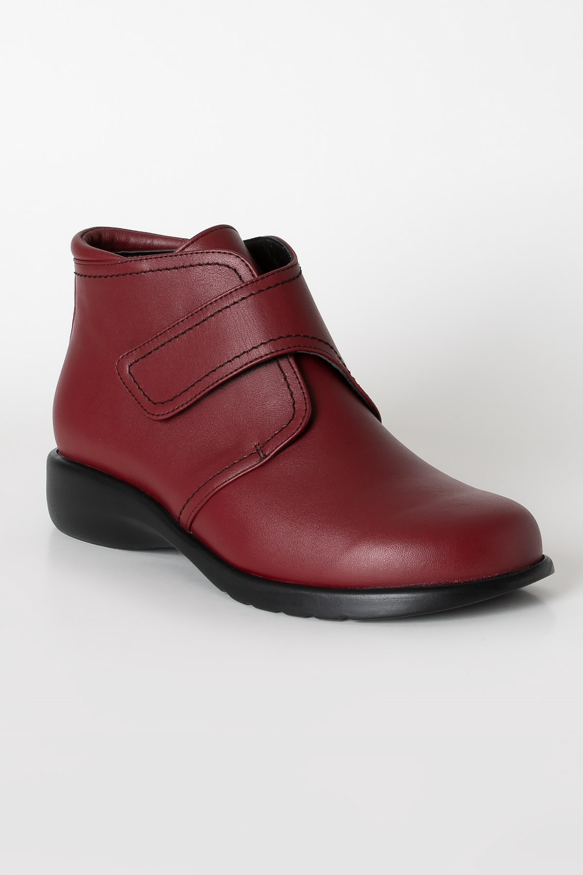 Genuine Leather Anatomical Boot Burgundy ZND804ZND804-BORDOModaviki