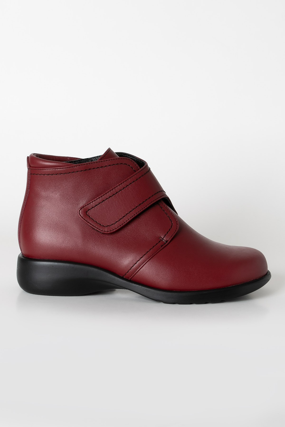 Genuine Leather Anatomical Boot Burgundy ZND804ZND804-BORDOModaviki