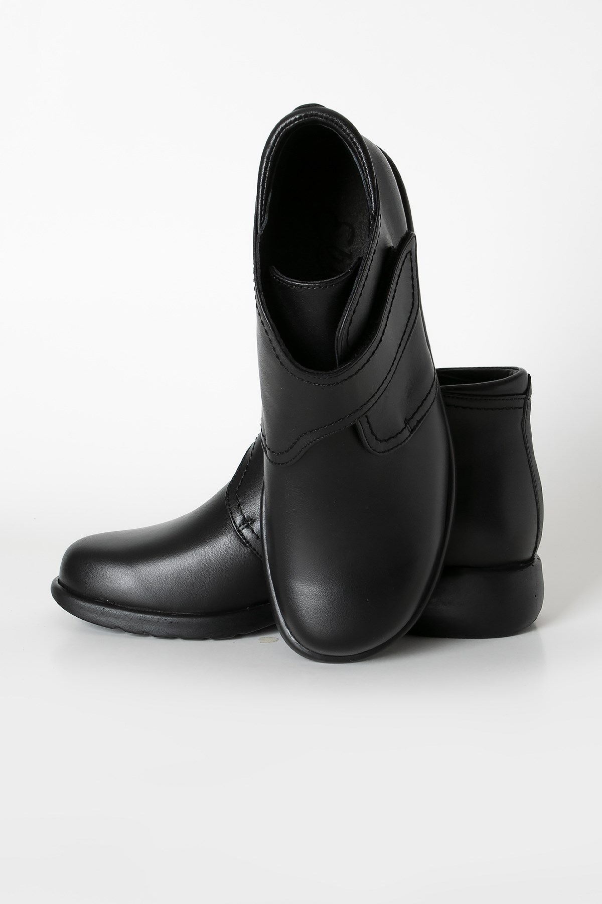 Genuine Leather Anatomical Boot Black ZND804ZND804-SİYAHModaviki