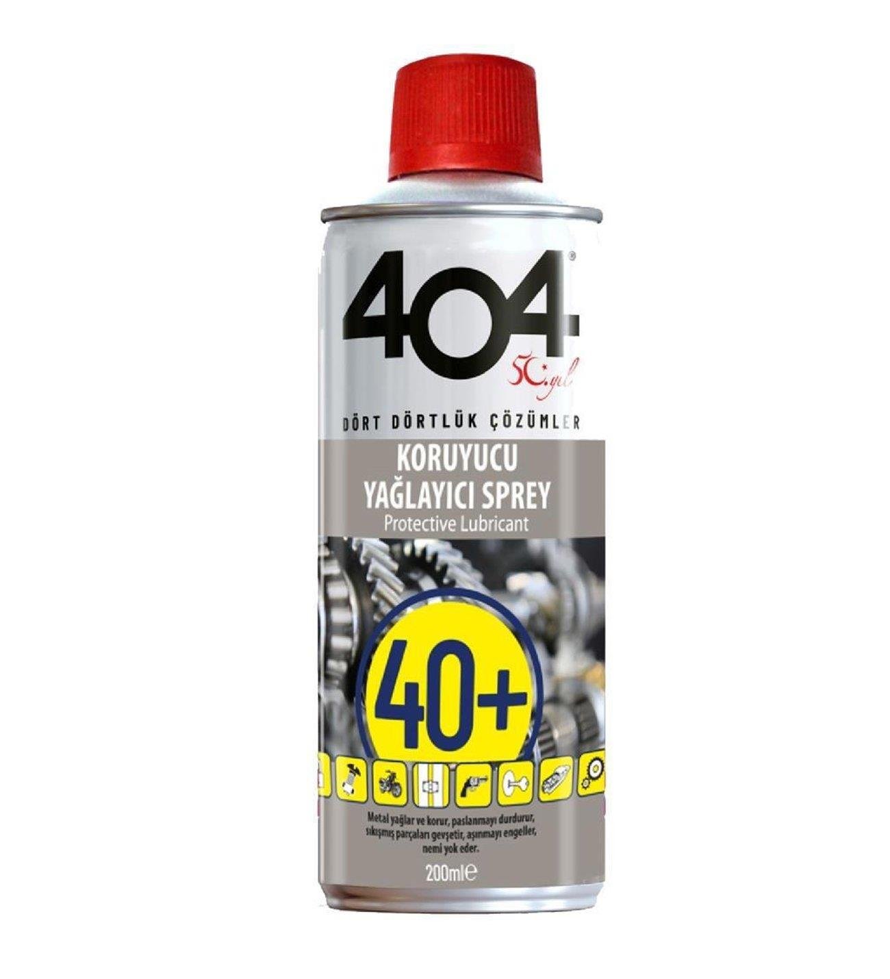404Lehim Temizleme Sıvıları ve Spreyleri404 Koruyucu Yağlayıcı Sprey 200 ML