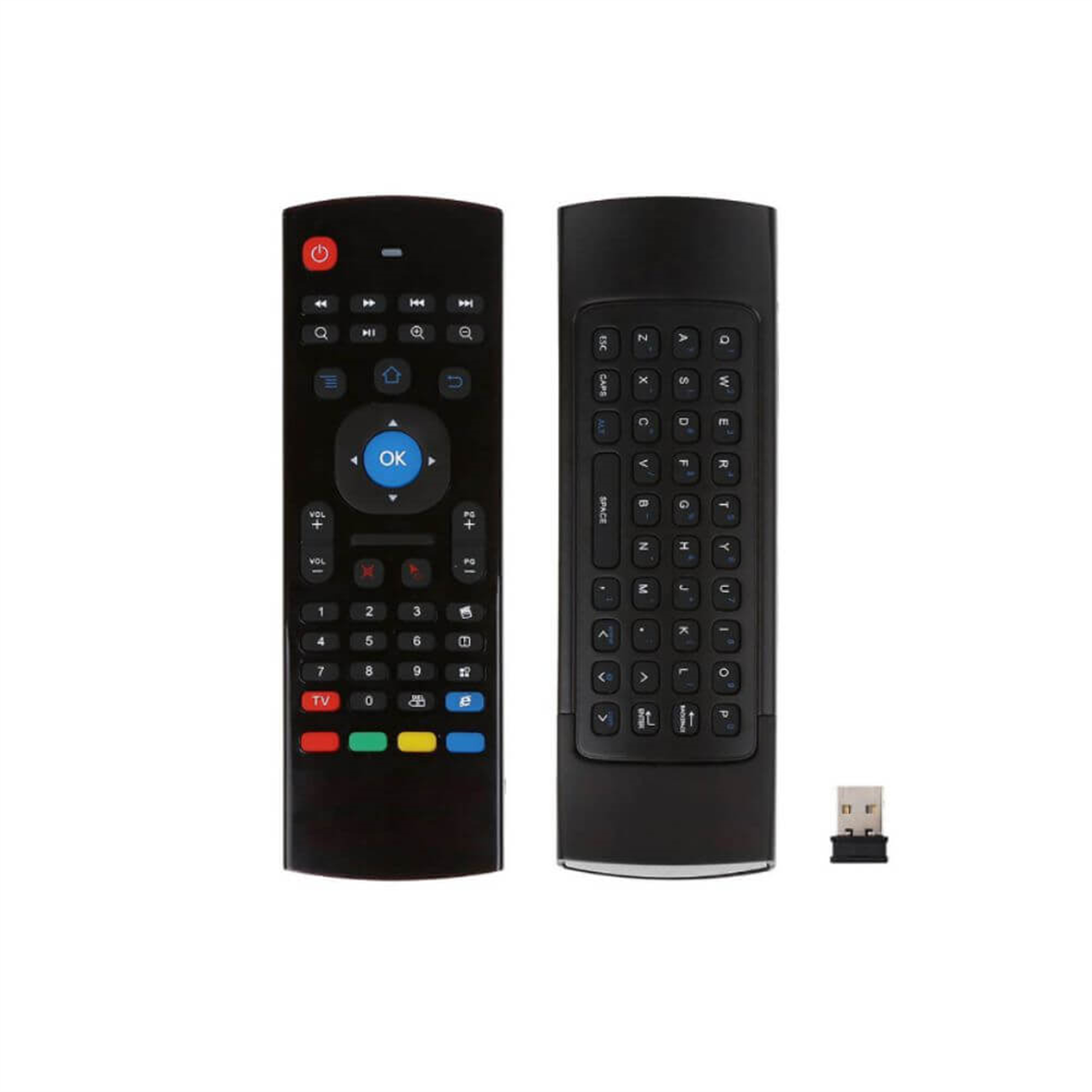 AlpsmartUydu Alıcısı Kumandaları2.4G KABLOSUZ AIR MOUSE Qwerty Klavye