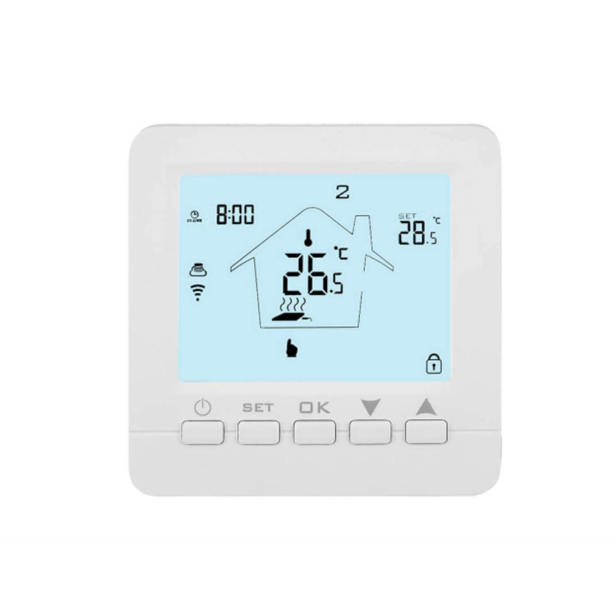AlpsmartAkıllı Ev SistemleriAlpsmart AS-880K Wifi Akıllı Termostat