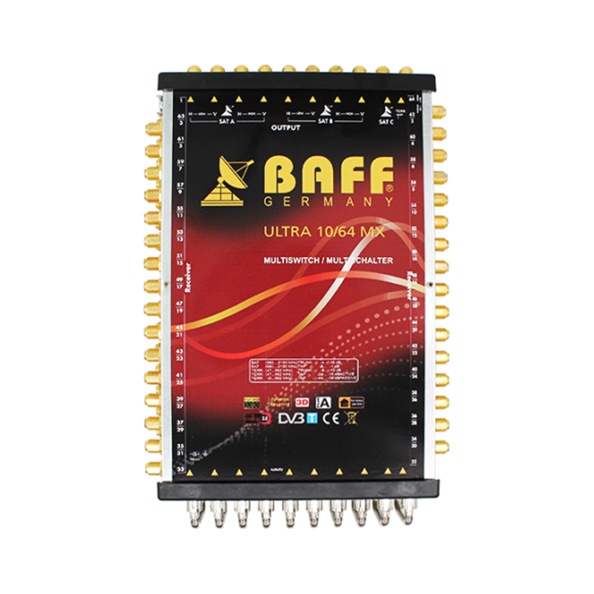 BaffBaff (Santral) MultiswitchBaff Ultra MX 10/64 Dual Sonlu ve Kaskatlı Multiswitch Santral