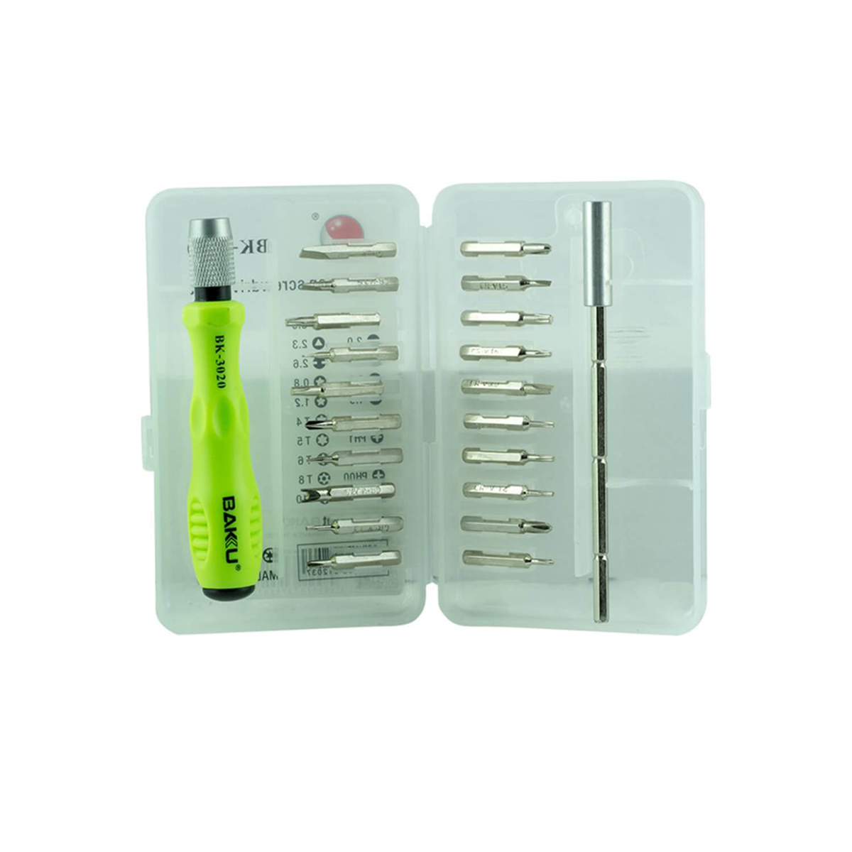 BakuTamir MalzemeleriBaku BK-3020 20 Uçlu Tornavida Seti