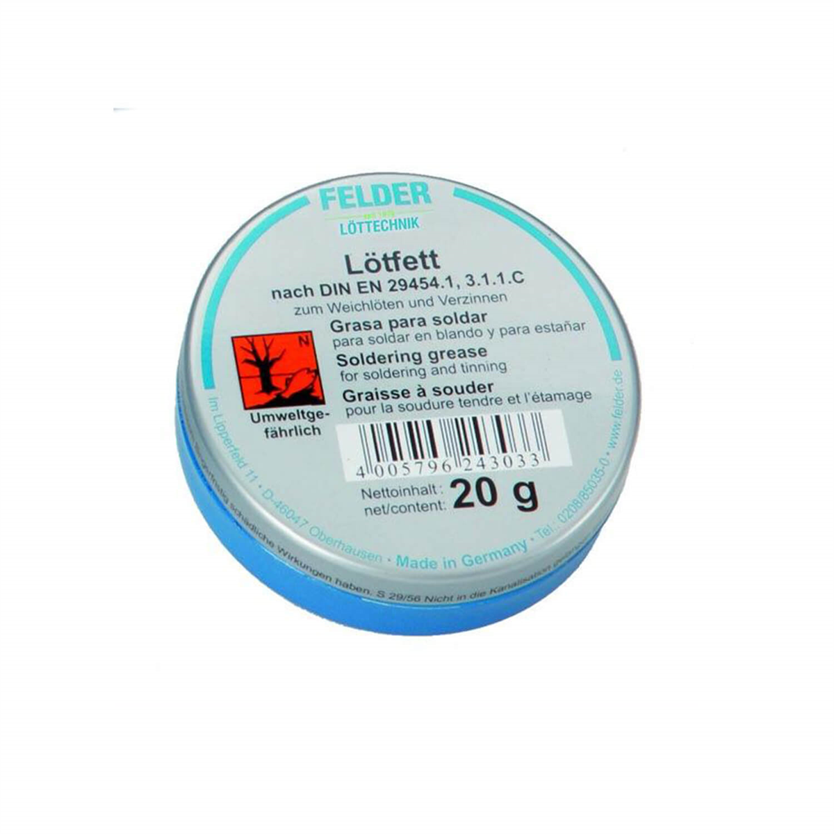 ClassLehim PastasıFelder 20 GR Lehim Pastası Lötfet