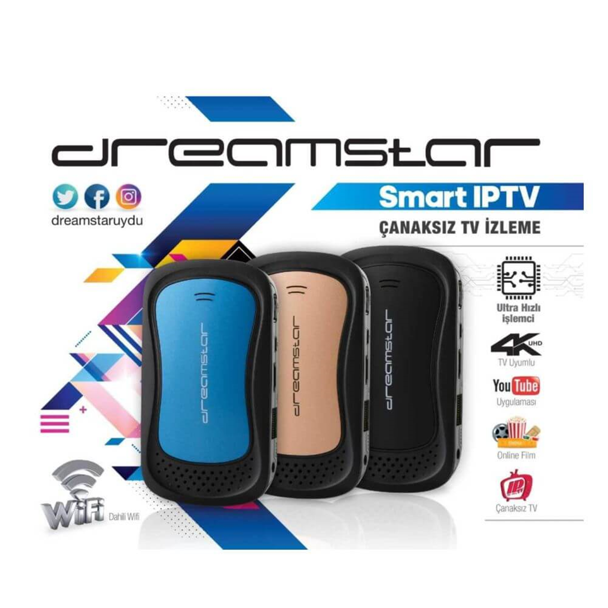 Dreamstarİptv Uydu AlıcılarıDreamstar  Smart Ip T v  Hd Uydu Alıcısı