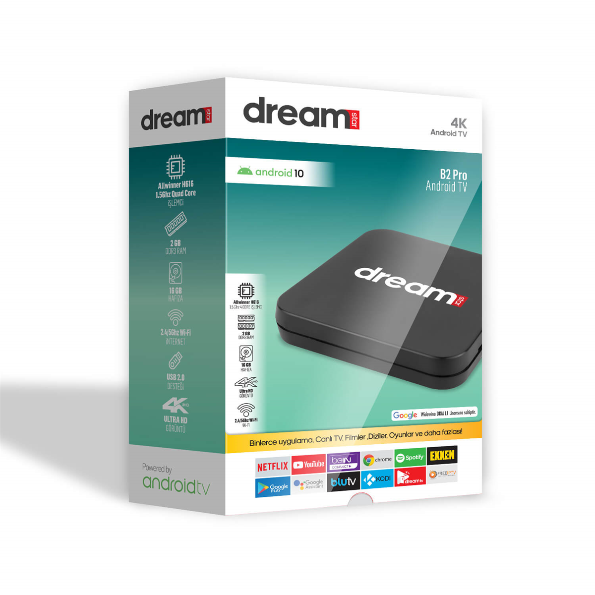 DreamstarAndroid Tv BoxDreamstar B2 PRO 4K Android Tv Box