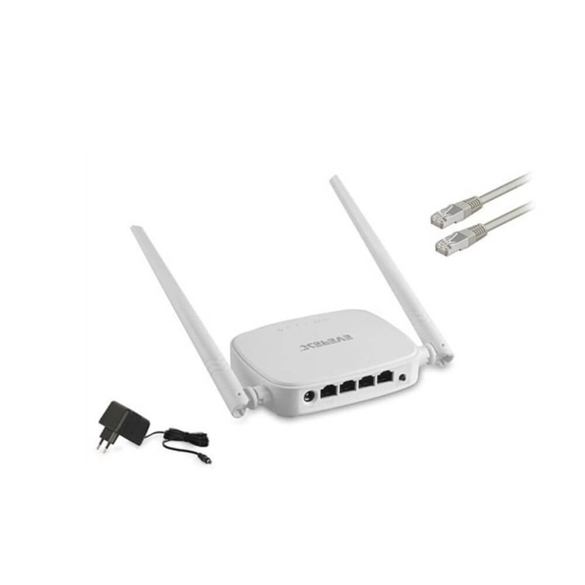 EverestEthernet Switch ve Modem Everest EWR-301 Kablosuz-N Wps Wısp Wds 300 Mbps Repeater Access Point Bridge