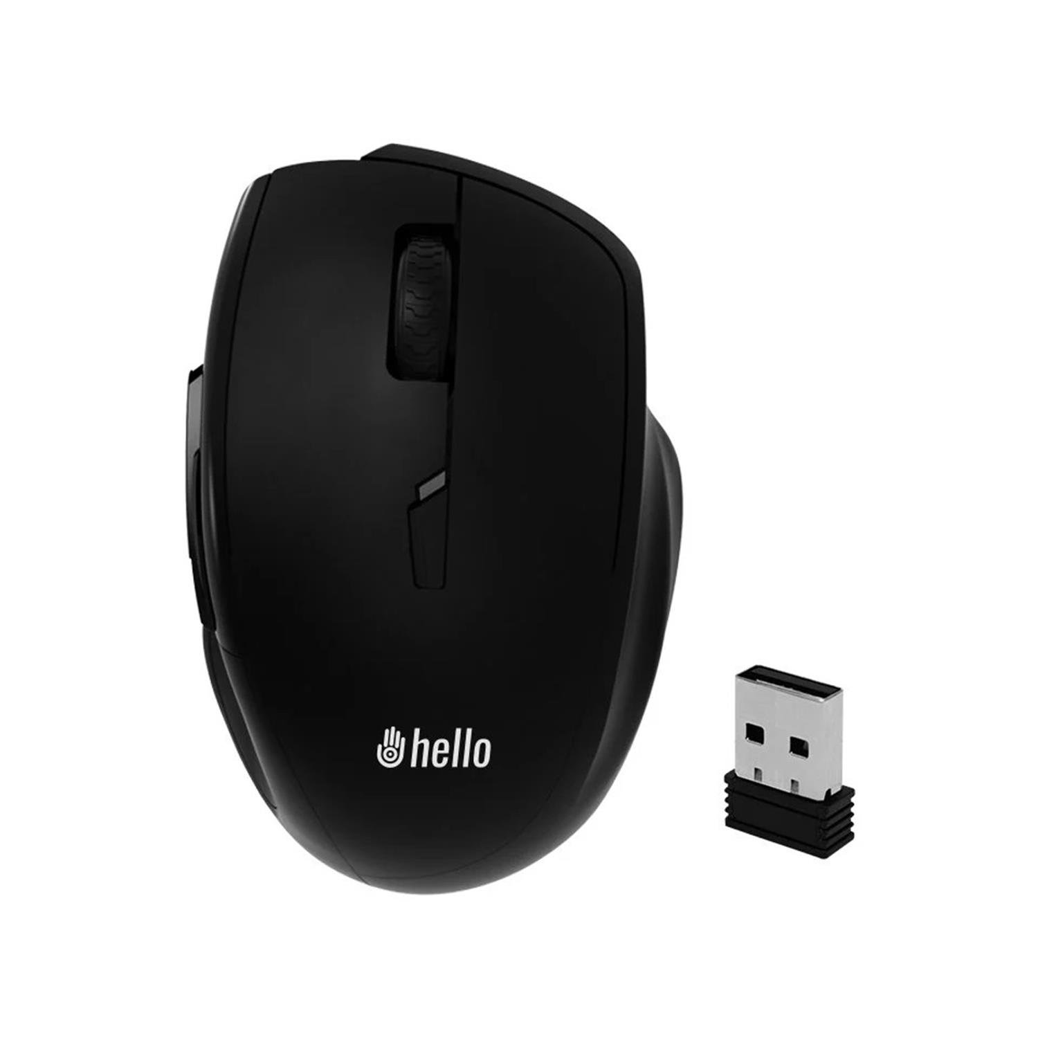 HelloKlavye ve Mouse ÇeşitleriHello HL-4701 2.4GHZ 1600DPI Şarjlı 5D Kablosuz Optik Mouse