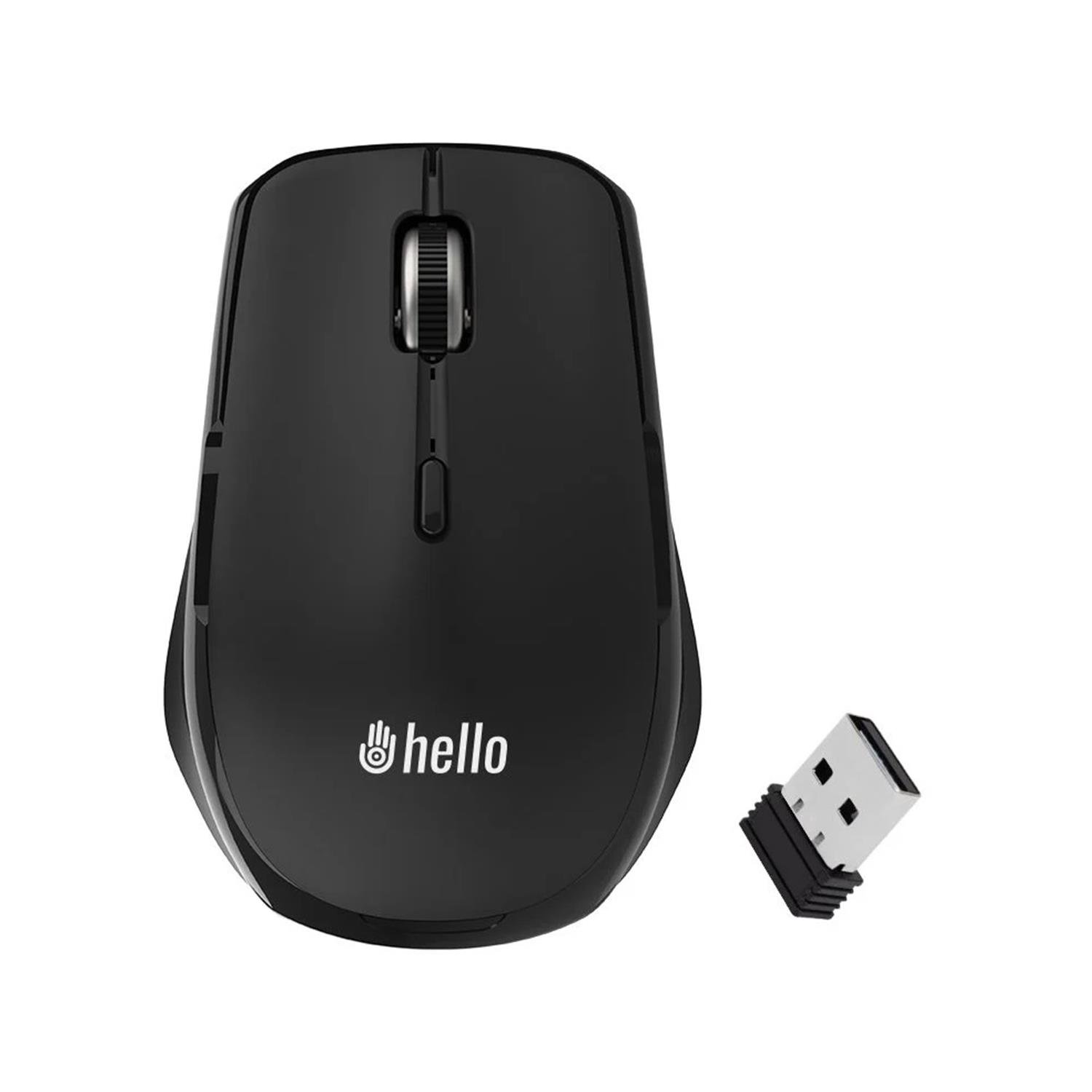 HelloKlavye ve Mouse ÇeşitleriHello HL-4705 2.4GHZ 1600DPI Kablosuz Optik Mouse