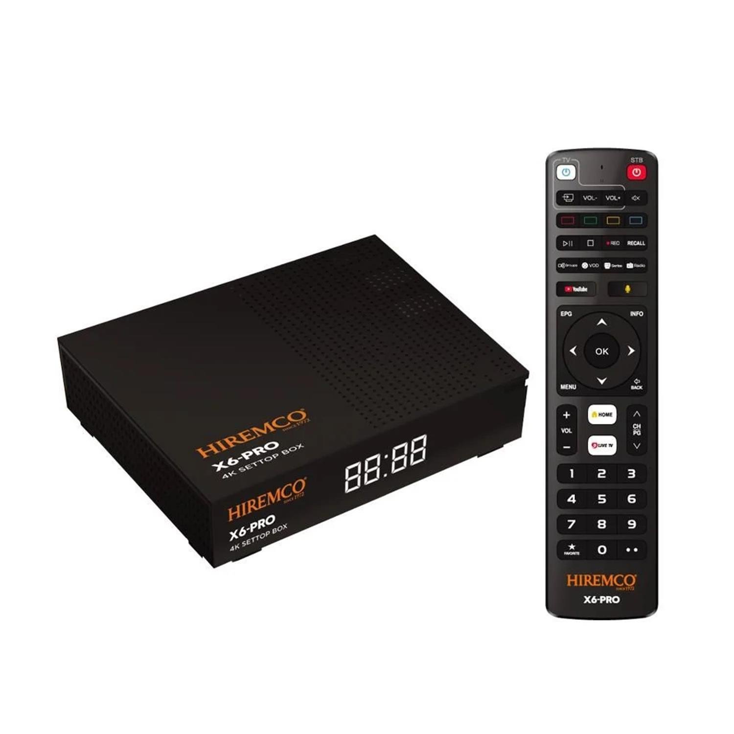 HiremcoAndroid Tv BoxHiremco X6 PRO Android Box