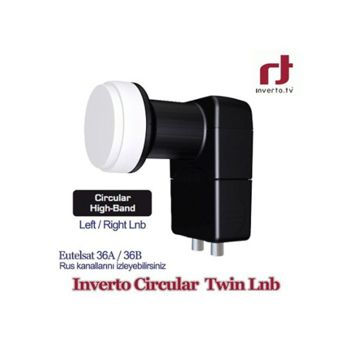 inverto Circular Twin (Çift Çıkışlı) Lnb